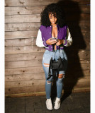 Casual Full Sleeve Baseball Jacket Coat WSM-5273