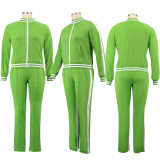 Plus Size Casual Tracksuit Two Piece Pants Set BMF-019