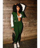 Casual Baseball Jacket And Pants 2 Piece Suits WSM-5288