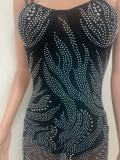 Sexy Rhinestone Spaghetti Strap Club Dress LSD-81064