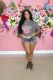Fashion Casual Print Round Neck T-Shirt FSXF-280