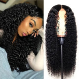 Women Centre Parting Wave Curly Hair Wigs ZHJF-11