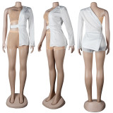 Sexy Slim Hot Rhinestone Short Three Piece Set NY-2105