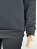 Lip Print Long Sleeve Fleece Two Piece Sets LSL-6478
