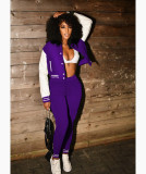 Casual Baseball Jacket And Pants 2 Piece Suits WSM-5288