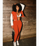 Casual Baseball Jacket And Pants 2 Piece Suits WSM-5288