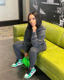 Solid Fleece Hoodie And Pants Two Piece Sets MDF-5271