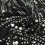 Sexy Hot Drilling Pearls Mesh Backless Club Dress BY-5330