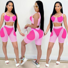 Sexy Tank Top And Shorts Two Piece Sets BY-5142
