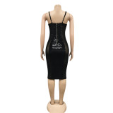 Sexy Sequins Spagheti Strap Night Club Dress BY-3899