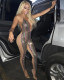 Sexy Sequin Deep V Neck Backless Bandage Jumpsuit ME-Q176