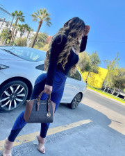 Sexy Printed Long Sleeve Two Piece Sets OMY-80077