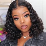 Black Short Curly Wigs ZHJF-12