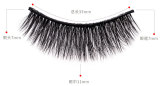 3D Nature Long Bushy Cross False Eyelashes 5 Pairs JBH-3D27