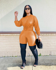 Solid Long Sleeve Two Piece Pants Set ZDF-31180