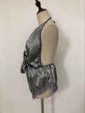 Sexy Lace Halter Backless Teddies Lingerie YQ-383