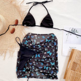 Summer Swimsuit Sexy Beach Bikini Three Piece Set CSYZ-B212W