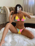 Sexy Splice Swimsuit Two Piece Sets CSYZ-B533K