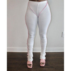 Solid Fitness Yoga Tight Stacked Pants GCNF-0157