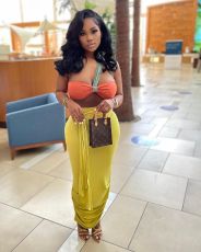 Sexy Wrap Chest Ruched Long Skirt 2 Piece Sets ORY-5223