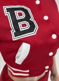 Plus Size Casual Baseball Jacket And Shorts 2 Piece Sets WSYF-5927