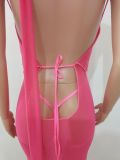 Sexy Seaside Backless Long Dress+Thong 2 Piece Sets AL-275
