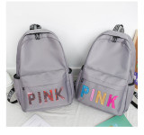 Pink Letter Backpack Sequin Laser Student Bag GBRF-92145