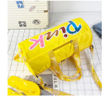 PINK Letter Travel Fitness Portable Shoulder Storage Bag GBRF-174