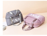PINK Letter Print Dry and Wet Separation Extend Bag GBRF-244
