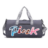PINK Letter Travel Fitness Portable Shoulder Storage Bag GBRF-174