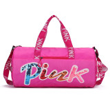 PINK Letter Travel Fitness Portable Shoulder Storage Bag GBRF-174