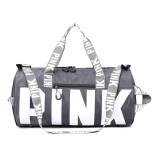 PINK Letter Travel Sports Portable Shoulder Storage Bag GBRF-882