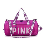PINK Letter Sequin Travel Sports Storage Bag GBRF-92143
