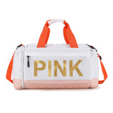 PINK Letter Travel Sports Portable Shoulder Storage Bag GBRF-167