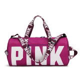 PINK Letter Travel Sports Portable Shoulder Storage Bag GBRF-882