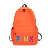 Pink Letter Backpack Sequin Laser Student Bag GBRF-92145
