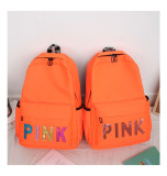 Pink Letter Backpack Sequin Laser Student Bag GBRF-92145