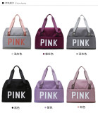 PINK Letter Print Dry and Wet Separation Extend Bag GBRF-244