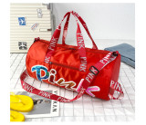 PINK Letter Travel Fitness Portable Shoulder Storage Bag GBRF-174