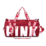 PINK Letter Travel Sports Portable Shoulder Storage Bag GBRF-882
