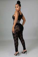 Lace Tank Top And Pants Two Piece Sets ME-8059
