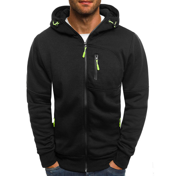 Men's Sports Casual Hooded Coats FLZH-ZW67