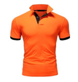 Men Casual Lapel Short Sleeve Polo FLZH-ZT115