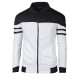 Men's Casual Fashion Color Block Coats FLZH-G508