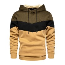 Street Casual Colorblock Hooded Sports Sweatshirt FLZH-ZW105