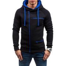Men's Sports Casual Zipper Hooded Coats FLZH-ZW63