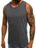 Men's Summer Sports Casual Solid Color Tank Top FLZH-ZT81
