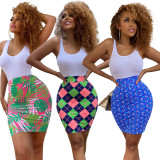 Sexy Sleeveless Bodysuit+Mini Skirt 2 Piece Sets CHY-1362