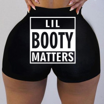 Sexy Printed Bodycon Yoga Shorts SHD-9817