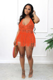 Sexy Knit Hollow Out Halter Top And Shorts Sets CM-8610